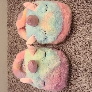 Unicorn Toddler Slippers 7/8